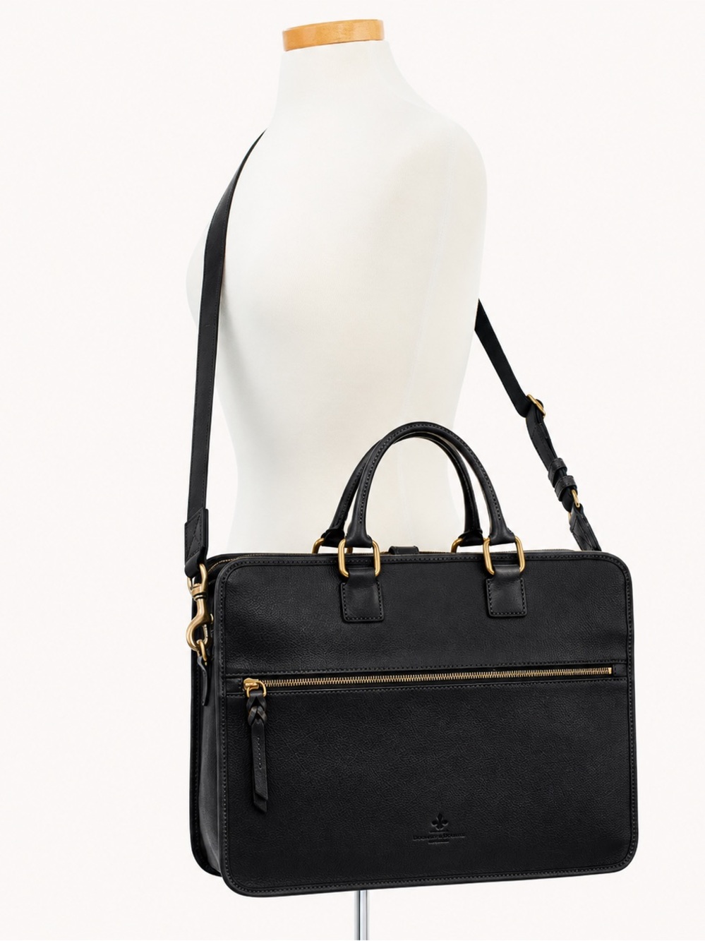 EUC!  AMAZING! 🔥 DOONEY & BOURKE Florentine Brooklyn Black Leather Briefcase